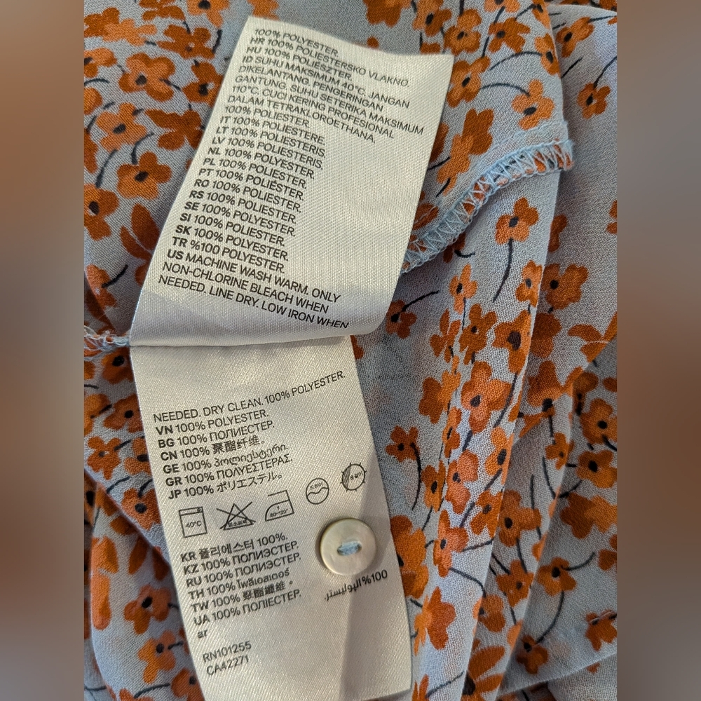 H&M Floral Sleeveless Top Women's - Picture 6 of 6